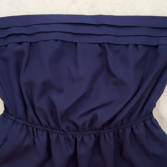 Mimi Chica Navy Strapless Dress - Picture 9 of 9